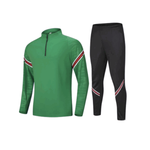 Green / Black Sports Tracksuit - E40 (Adults / Youth)