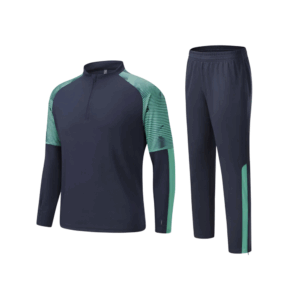Black / Green Sports Tracksuit - E50 (Adults / Youth)