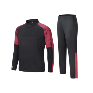 Black / Red Sports Tracksuit - E50 (Adults / Youth)