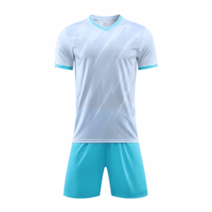 White / Teal Sports Kit - JG6326 (Adults / Youth)