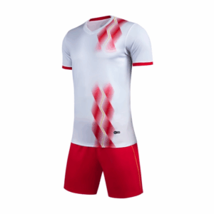 White / Red Sports Kit - M8640 (Adults / Youth)